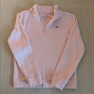 Vineyard Vines Girl’s Light Pink 1/2 Zip